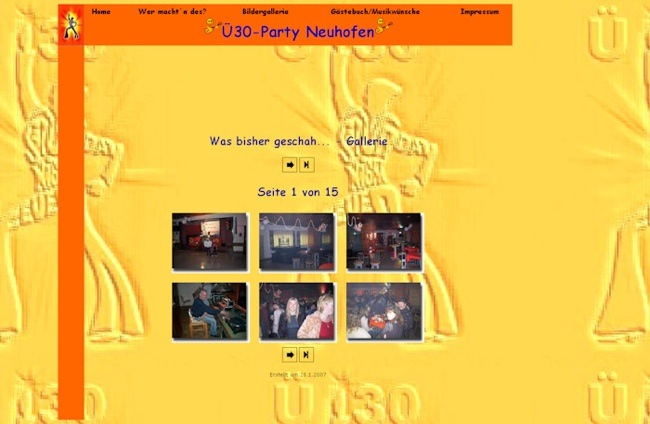 Website 2004 - 2006